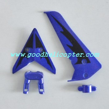 SYMA-S107-S107G-S107C-S107I helicopter parts tail decoration set (blue color) - Click Image to Close